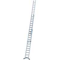 OUTLET - DIFETTI ESTETICI - Facal Super Prima P450-3F, 13+14+14 gradini, 10.80 m - Scala in alluminio con fune - Altezza stimata operativa 11.70 m