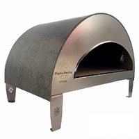 Pizza Party Emozione Perla - Forno a gas per pizza da esterno - Camera di cottura 40x70 cm - Piano cottura in biscotto