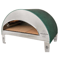 Pizza Party Emozione Acquamarina - Forno a gas per pizza da esterno - Camera di cottura 40x70 cm - Piano cottura in biscotto