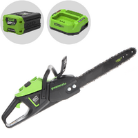 GreenWorks GD60CS40 - Elettrosega a batteria 60V 2Ah - Lama da 41cm