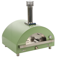 Clementi Remida Plus - Forno a gas per pizza da esterno - Camera di cottura 70 x 50 cm - 2 Pizze - Verde