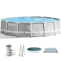 OUTLET - PICCOLI DIFETTI ESTETICI - Intex Prisma Frame 26720NP - &Oslash;427x107 cm - Piscina Rotonda
