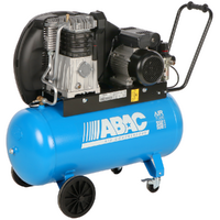 OUTLET - UTILIZZATO PER PROVA - ABAC EXP A49B 90 CM3 - Compressore aria elettrico monofase a cinghia - Motore 3 HP &ndash; 90 lt
