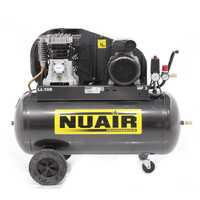 Nuair B2800B/100 CM3 - Compressore aria elettrico monofase a cinghia - Motore 3 HP - 100 lt
