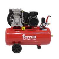 Ferrua FB28/50 CM2 - Compressore aria elettrico monofase a cinghia - Motore 2 HP - 50 lt