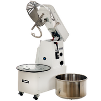 Impastatrice a spirale sollevabile Mixer 3000 T-2G Deluxe - Da 25 Kg trifase a 2 velocità